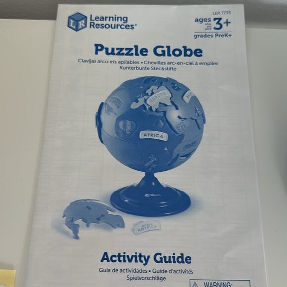 Puzzle Globe learning resources NEW  kids toys classroom toys school toys - Picture 7 of 7